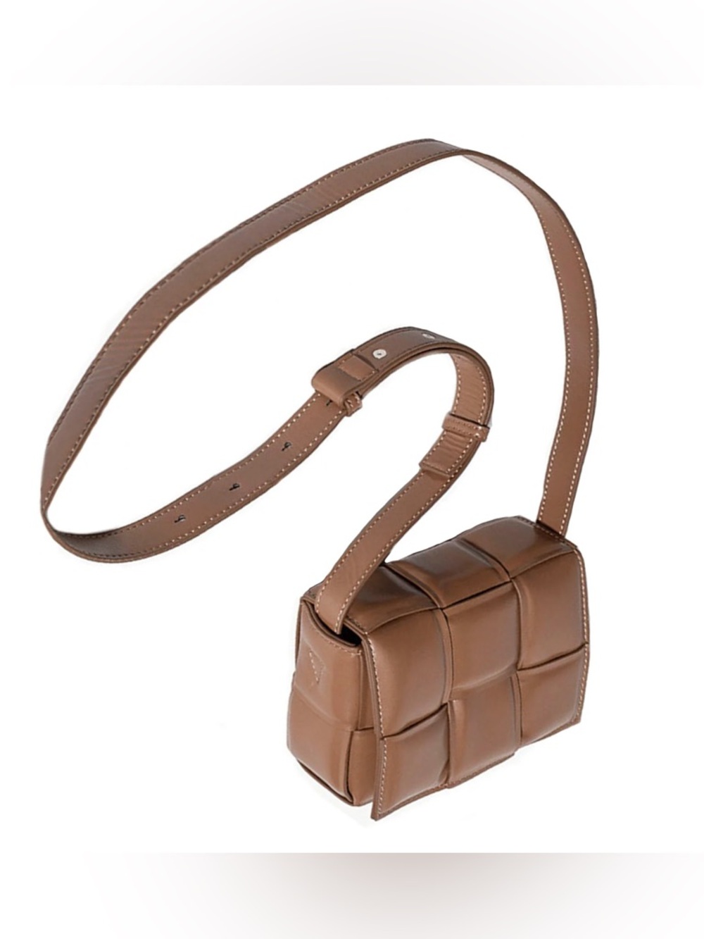 Woven Square Mini Crossbody Bag